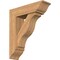 Ekena Millwork Funston Traditional Smooth Bracket w/ Offset Brace, Western Red Cedar, 7 1/2"W x 26"D x 30"H BKT0806X26X30FST01SWR - alternate 1